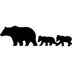 bears silhouette