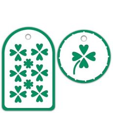 Good Luck Four Leaf Clover Gift Tags
