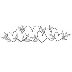 Leafy Heart Border