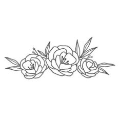 Floral Swag Border