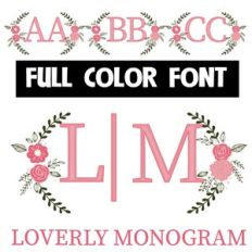 Loverly Monogram Color Font