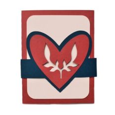 Peek a Boo Band Heart Folio