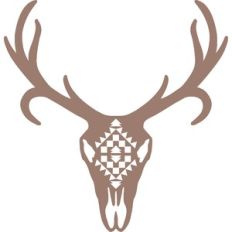 deer skull geometric