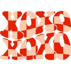 Retro checkerboard Xoxo