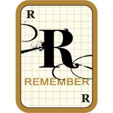flashcard: remember