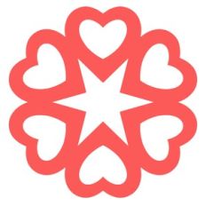 Heart Snowflake