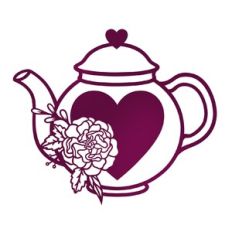 Floral teapot