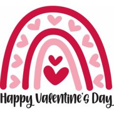 Happy Valentine's Rainbow