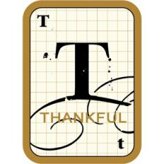 flashcard: thankful
