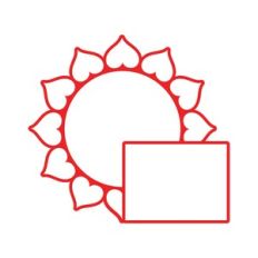 Heart Flower Layout