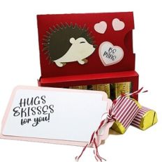 Hedgehog Valentine Gift Card Nugget Box
