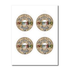 You're My Everything Bagel Printable Tags
