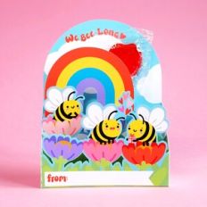 We Bee Long Bumble Bee Pop-up Valentine's Day Card