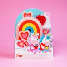 Unicorns and Cupcakes Valentine's Day Pop-up Card
