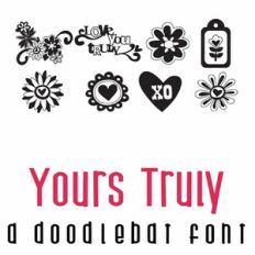 Your Truly Doodlebat Font