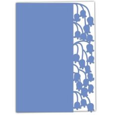 Bluebells Lace Edged Card