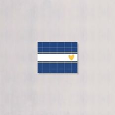 SCHOOL SUPPLIES LABELS BLUE HEART