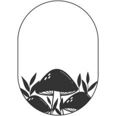 Oval Mushroom Frame