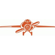 airplane front view