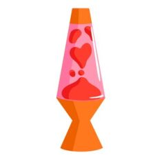 Heart Lava Lamp