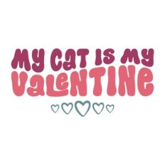 my cat is my valentine