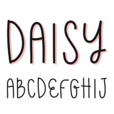 Silhouette Daisy Font