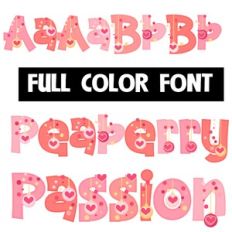 Peaberry Passion Color Font