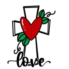 Cross With Heart and Love