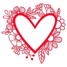 garden valentine heart