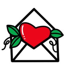 Envelope With Heart