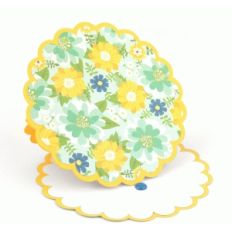 lori whitlock scalloped circle easel card