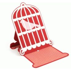lori whitlock bird cage  easel card