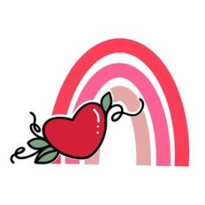 Rainbow With Heart