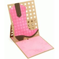 lori whitlock boot easel card