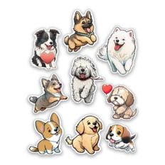 Happy Puppies Planner Stickers