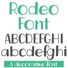 Rodeo Font