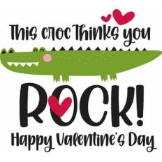 Valentine Crocodile