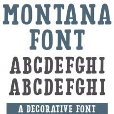 Montana Font