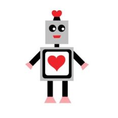 Valentines Robot Plain