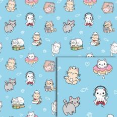 Cats Background Pattern