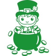 Leprechaun And Pot Of Gold