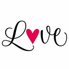 Love Heart Word