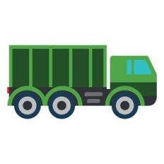 Transport truck, Dump Truck, Garbage truck