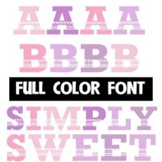 Simply Sweet Color Font