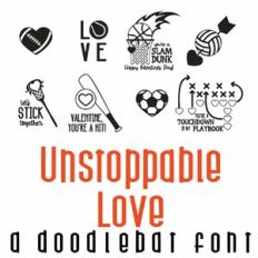 Unstoppable Love Doodlebat Font