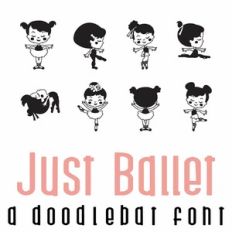 Just Ballet Doodlebat Font