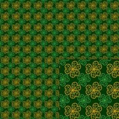glitter shamrocks pattern