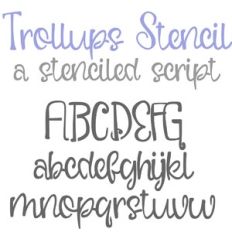 PN Trollups Stencil