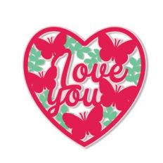 Heart of Butterflies love you