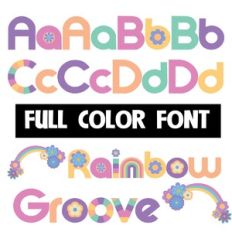 Rainbow Groove Color Font